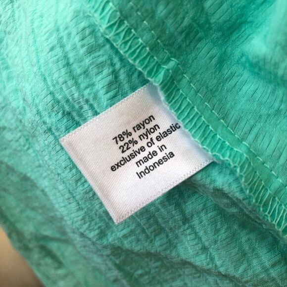 Lane Bryant Cold-Shoulder Smocked Waist Top - Picture 8 of 9